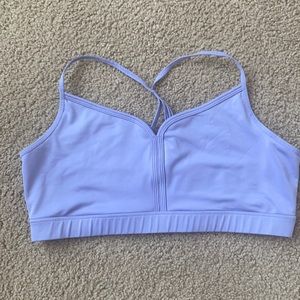 Lilac low support sports bra